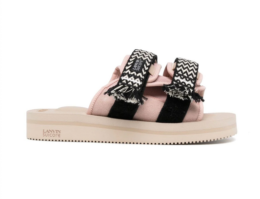 PINK LANVIN SLIDES