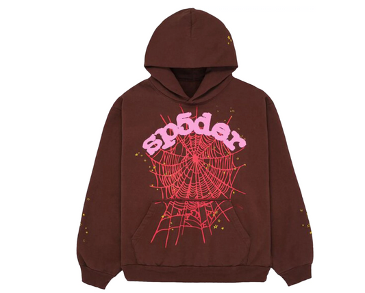 BROWN SPIDER HOODIE